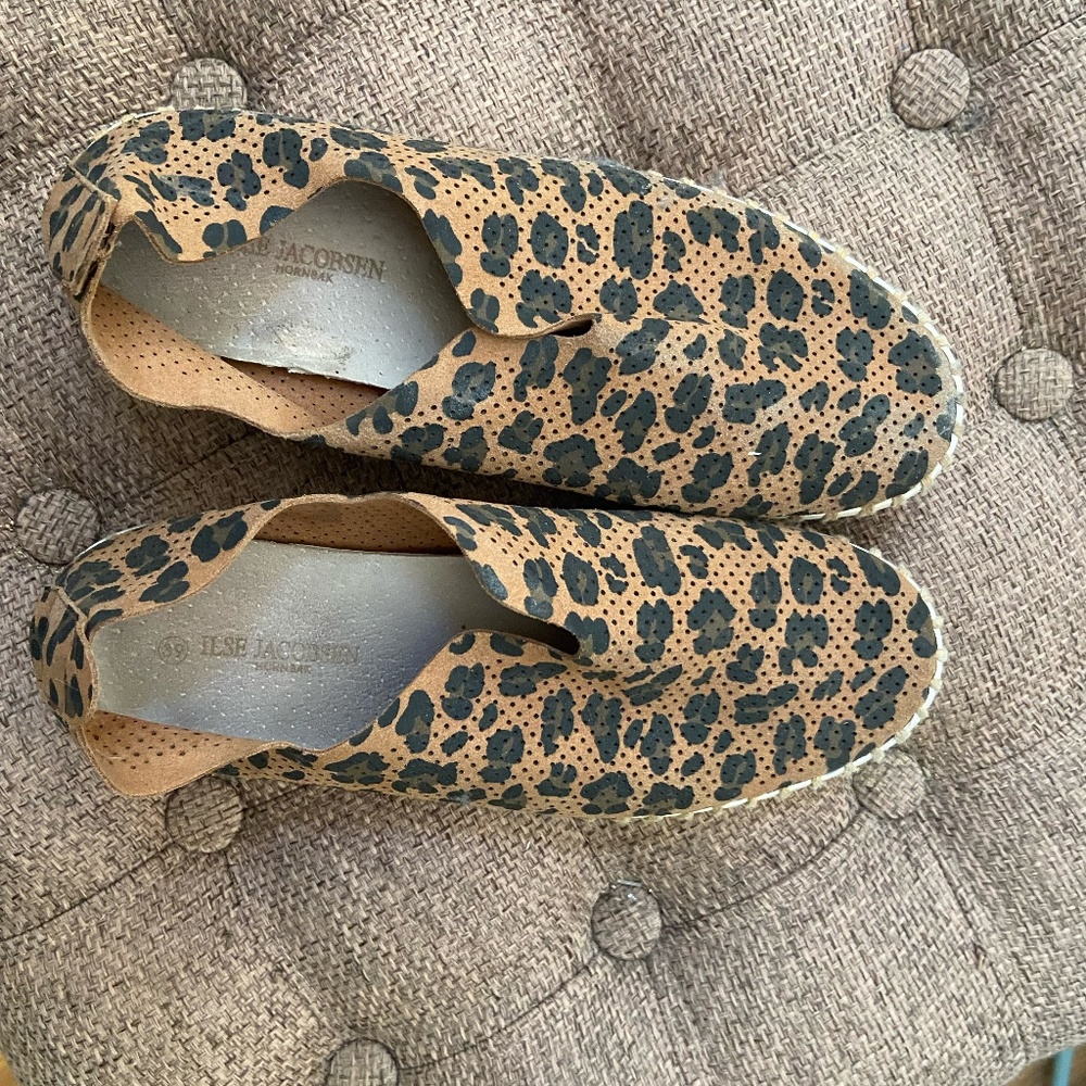 Leopard Print Flats